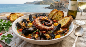 Zuppa di Cozze La Caupona Osteria del Mare Pioppi (Salerno)