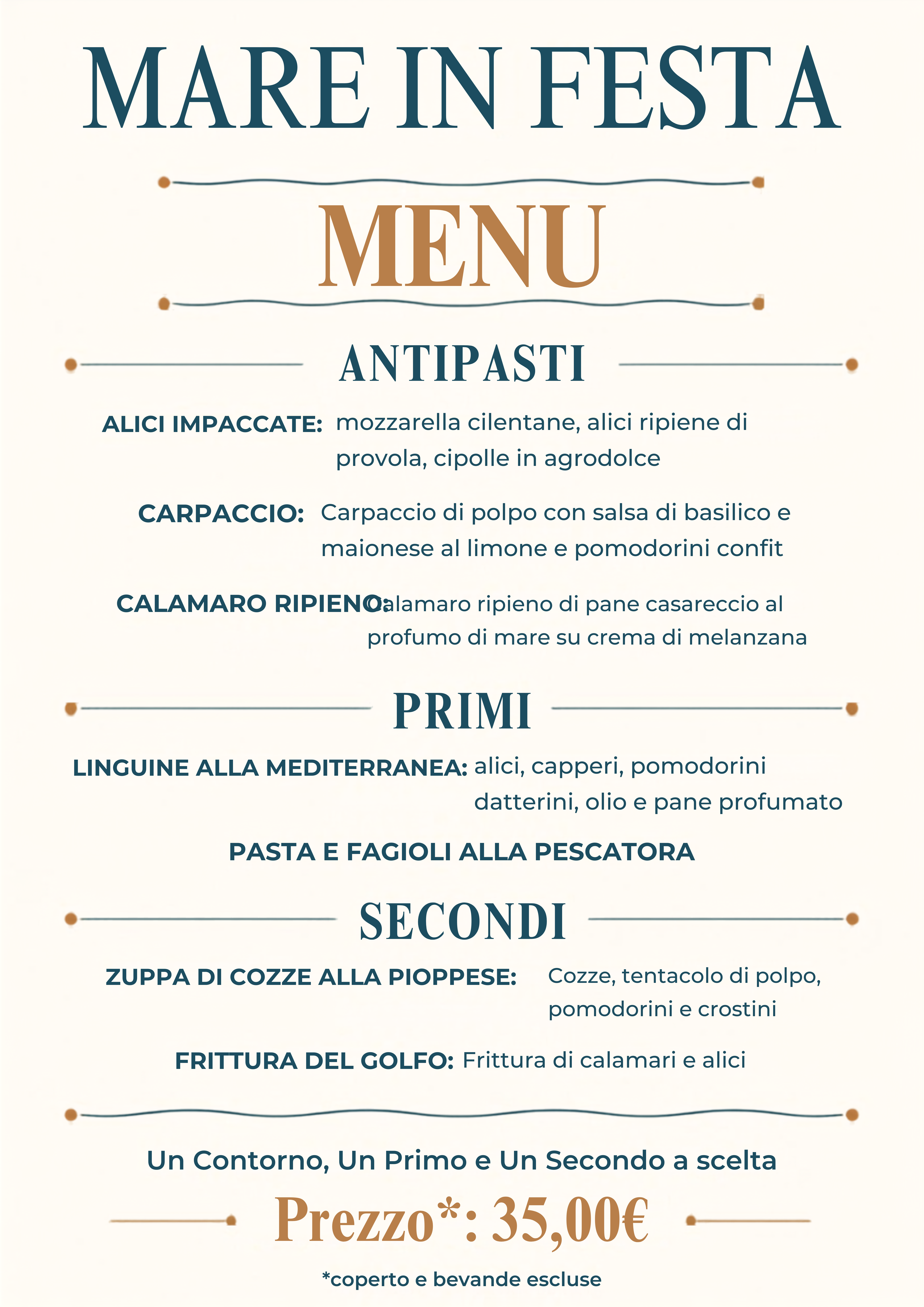 Mare in Festa 18 19 e 20 Settembre a Pioppi Ristorante La Caupona Osteria del Mare